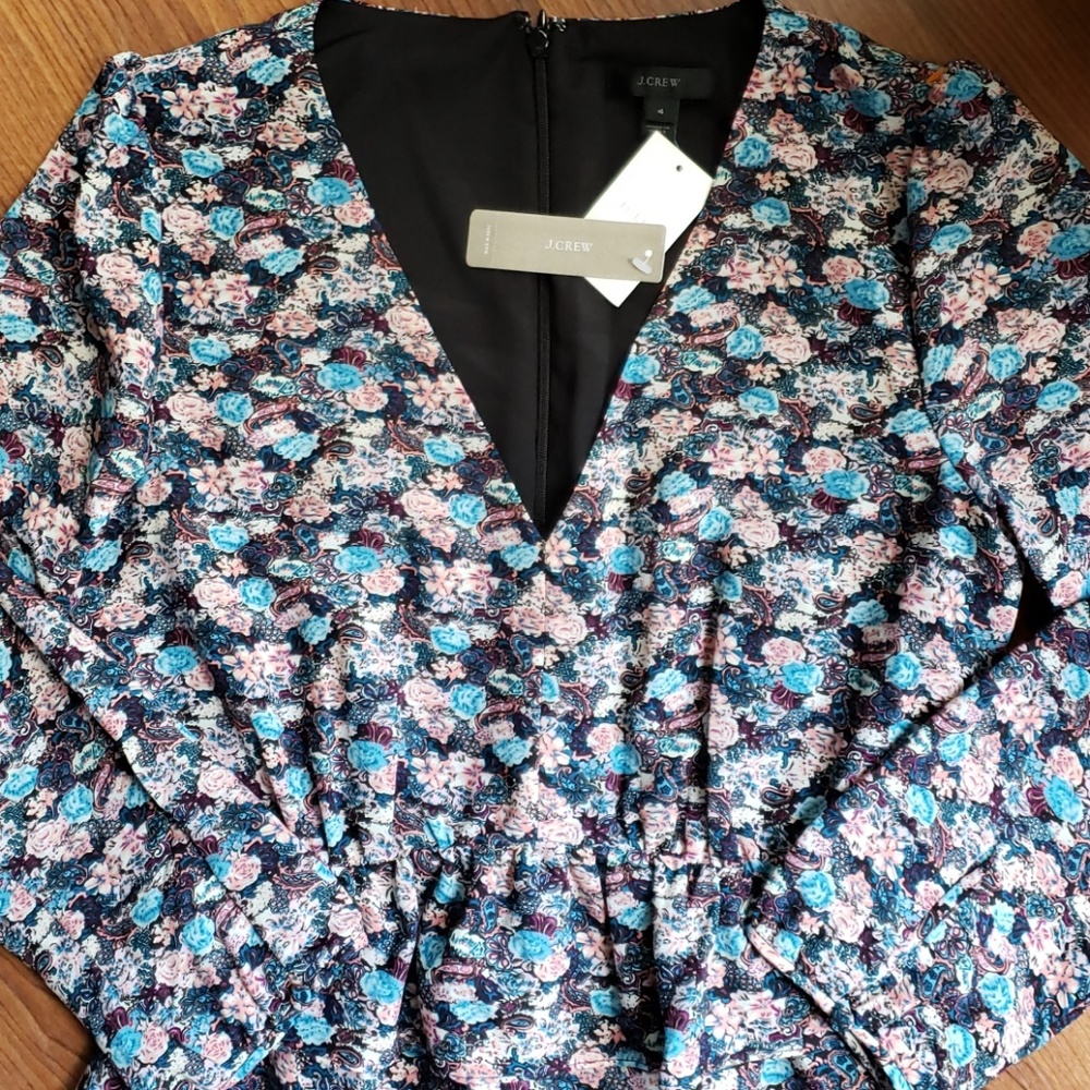 J Crew Floral Print Dress - NWT!
